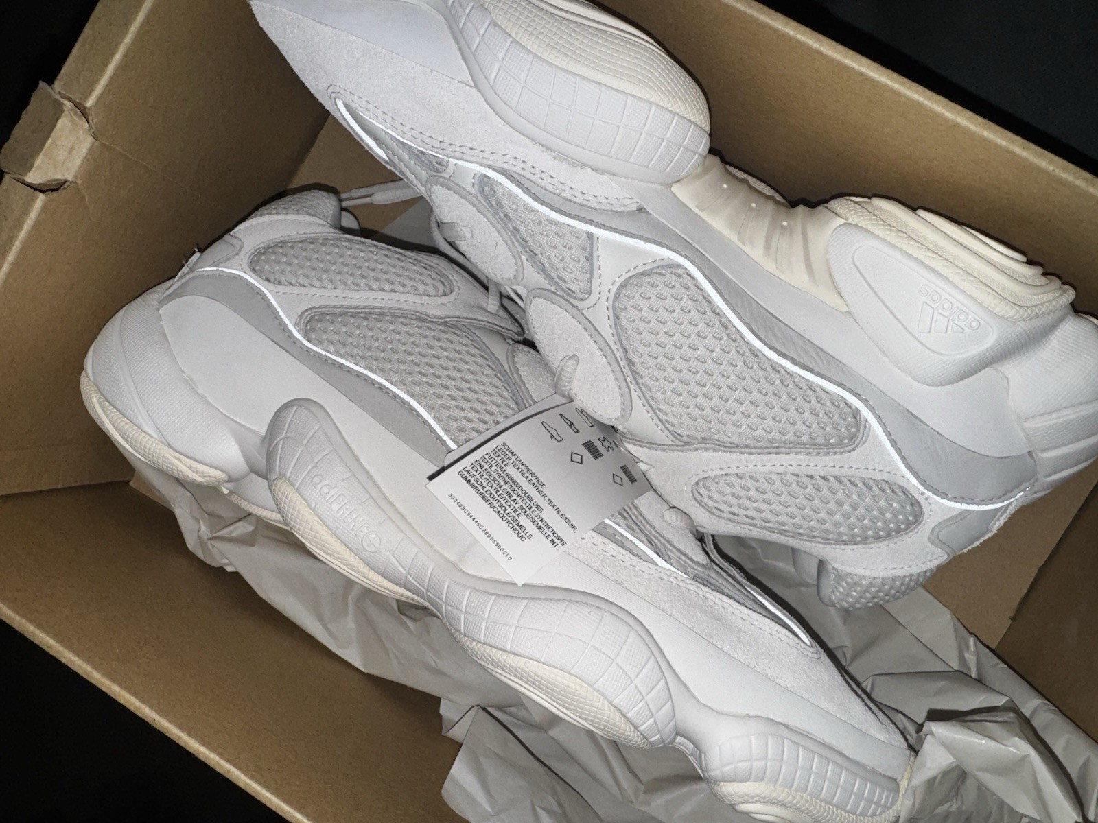 Size 13 – adidas Yeezy 500 Bone White