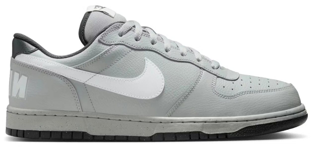 Nike Big Low Sneakers Mens Light Smoke Grey Summit White Shoes 315275 017