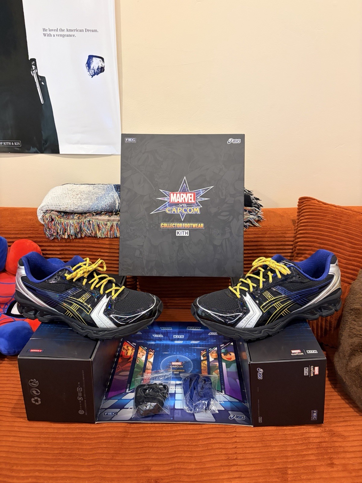 Size 14 – Marvel vs. Capcom x Kith x ASICS Gel Kayano 14 Wolverine
