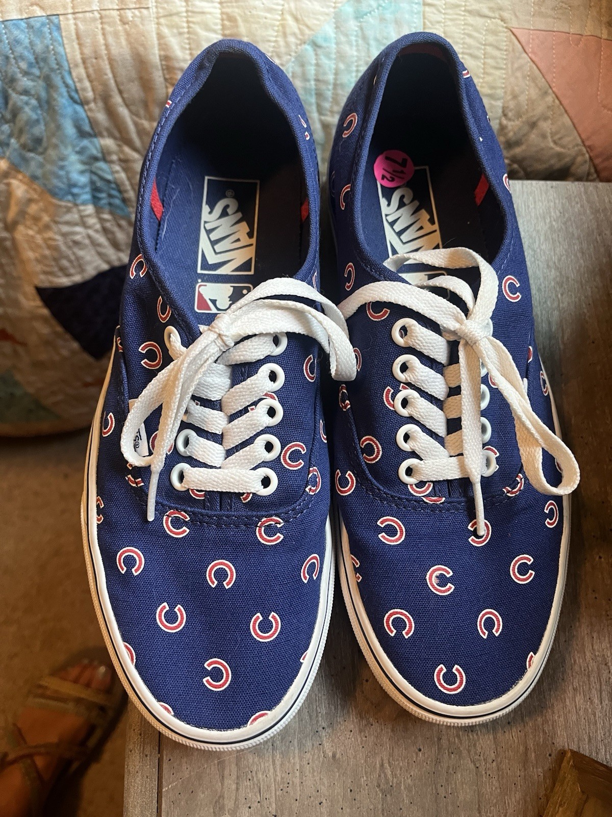 New VANS Authentic MLB Chicago Cubs – Blue Sneakers M 7.5 W 9